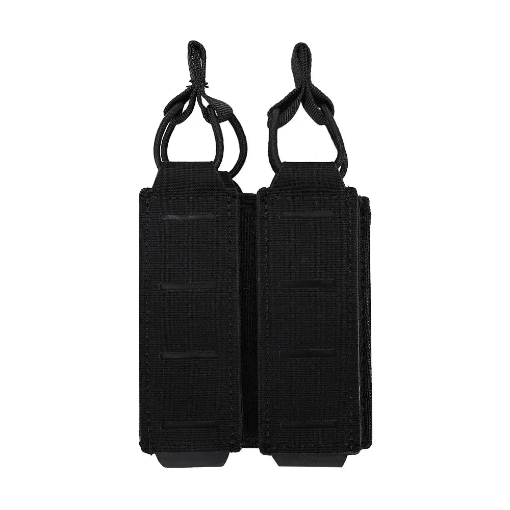 حقيبة مجلة مسدس 9 ملم مزدوجة تكتيكية من SINAIRSOFT Molle