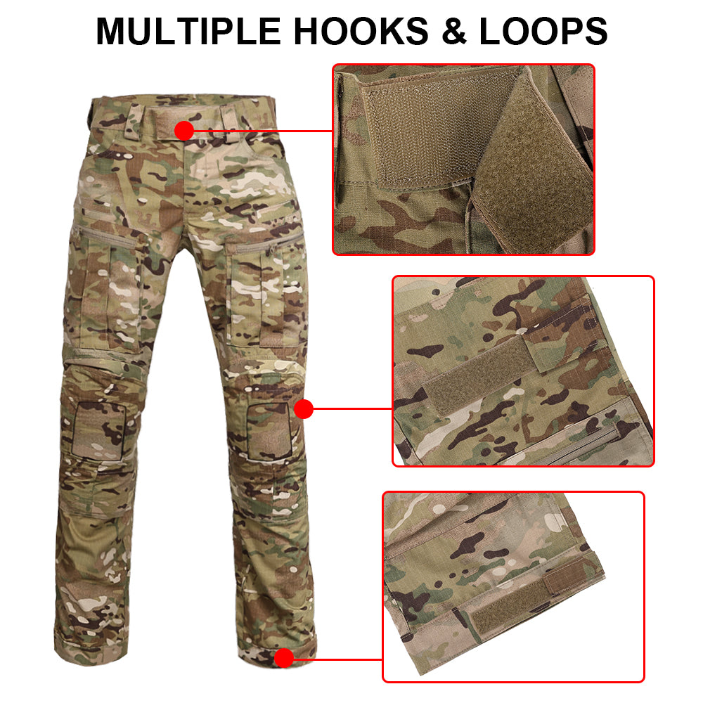 SINAIRSOFT Men's Outdoor Trousers With Multiple Pockets Tactical Pant