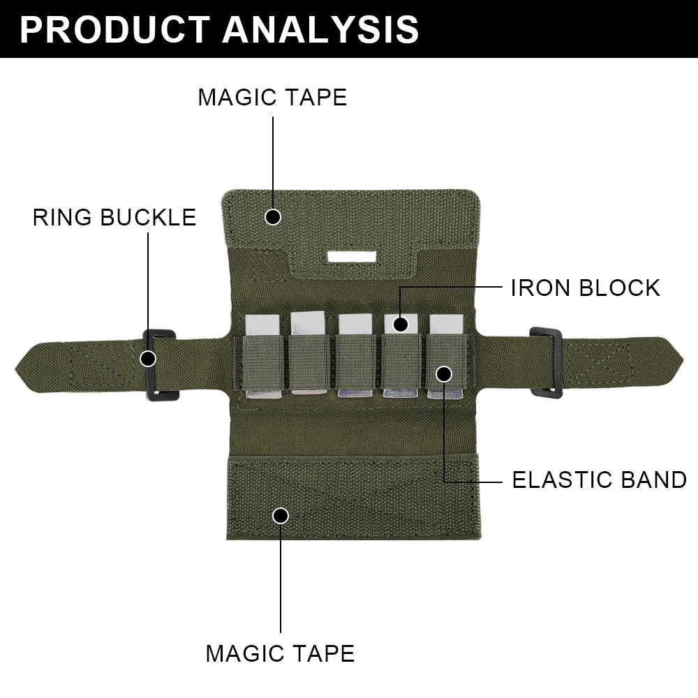 SINAIRSOFT Tactical Counter Weight Balance Pouch FAST Helmet Hunting Duty Pouch Bag