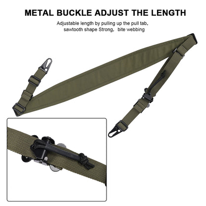 SINAIRSOFT Tactical Rifle Sling 2 Two Point Modular Padded Quick Pull Tab Sling
