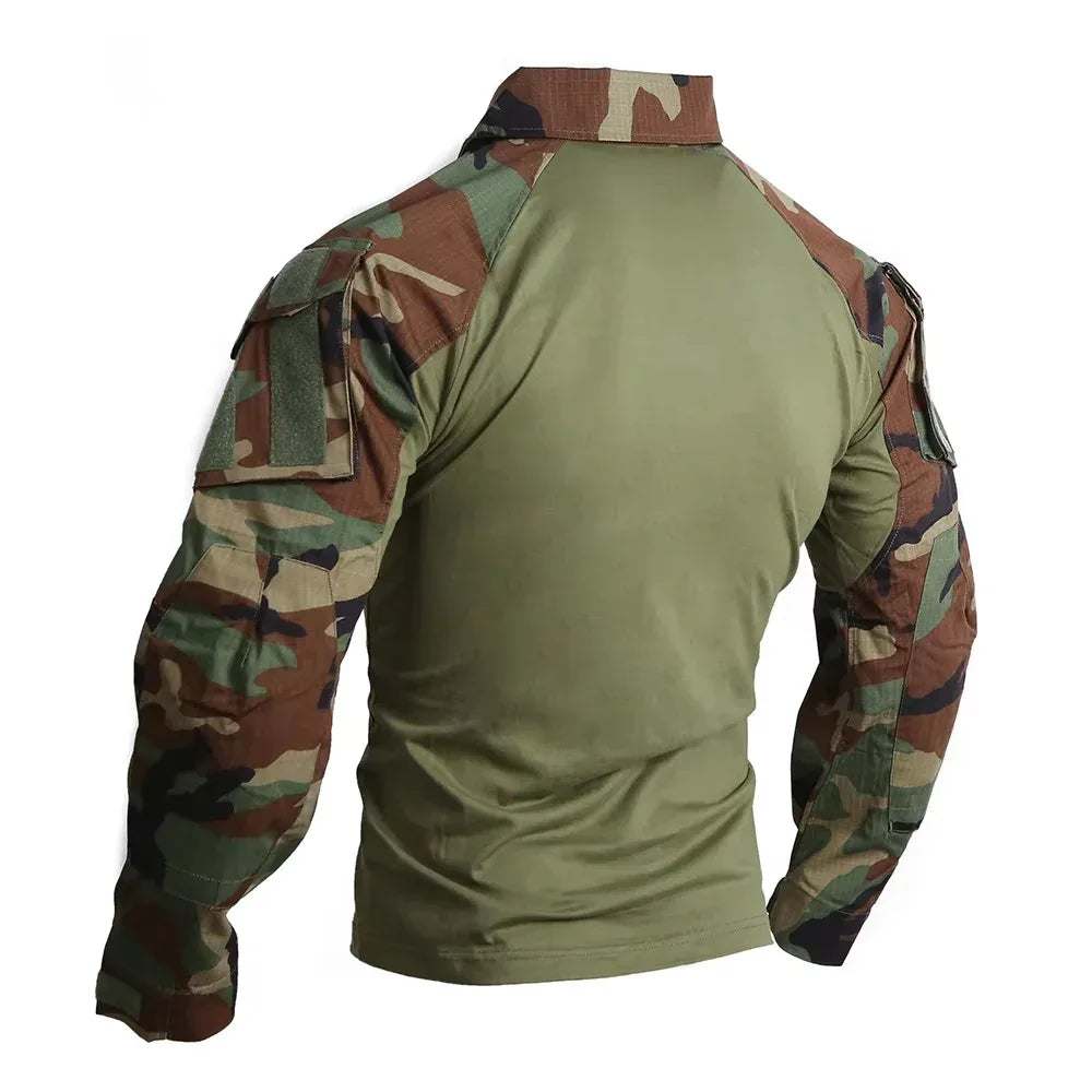 EMERSONGEAR E3 Tactical Mens Shirt Hunting Tops Clothing E3 Camoflage Combat Shirt