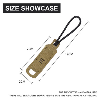 SINAIRSOFT Tactical Zipper Pulls Hook&Loop Zipper Handle Drawstring Gear