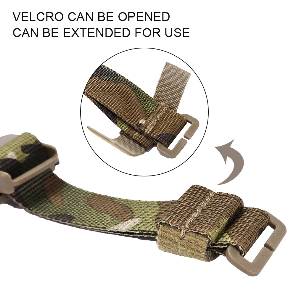 SINAIRSOFT Tactical Chest Rig Vest Adapter Kit Set MOLLE Strap 1” Buckle Clips
