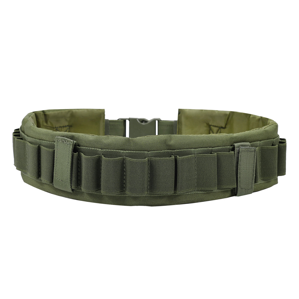 SINAIRSOFT Tactical 12/20GA Caliber Belt Outdoor Adjustable Soft Waterproof Nylon Belt