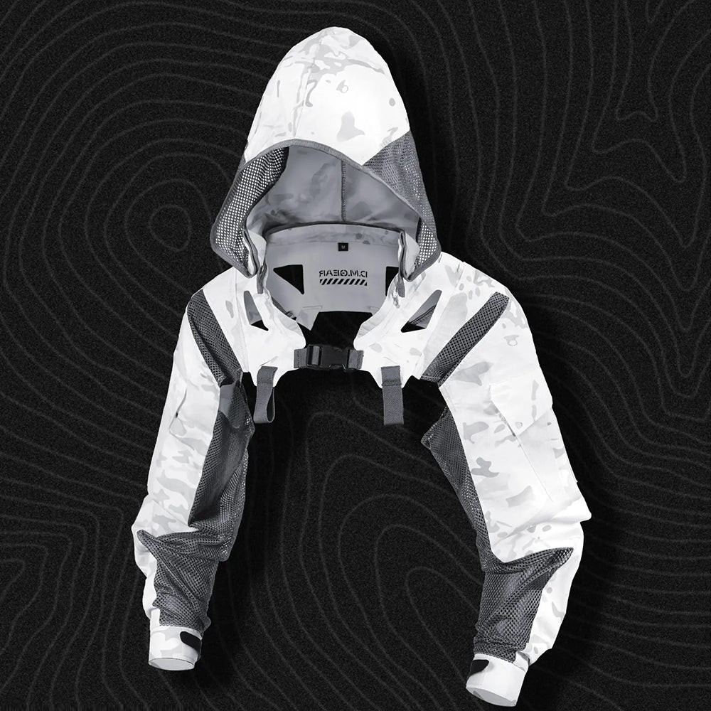 SINAIRSOFT Tactical Breathable Functional Hooded Sleeve Coat