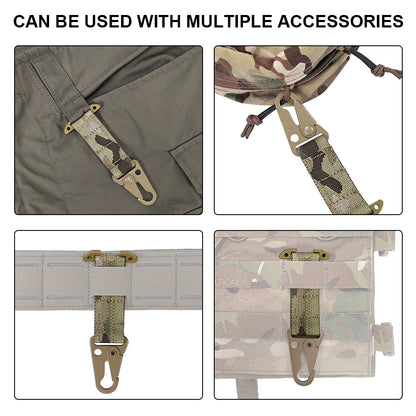 SINAIRSOFT Tactical Clash Hook Hanging Carabiner ICB Molle Webbing Clip