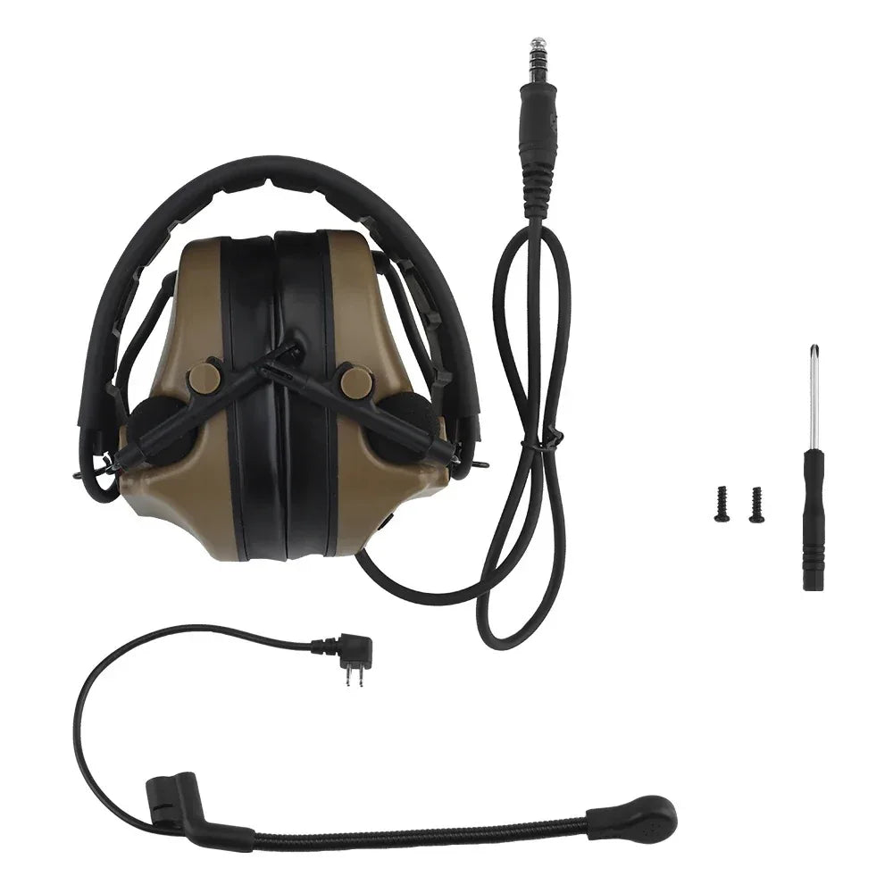 SINAIRSOFT Tactical Headset Helmet Noise Canceling Headphone