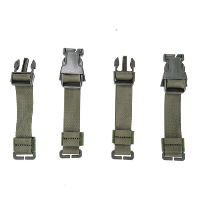 SINAIRSOFT Tactical Chest Rig Vest Adapter Kit Set MOLLE Strap 1” Buckle Clips