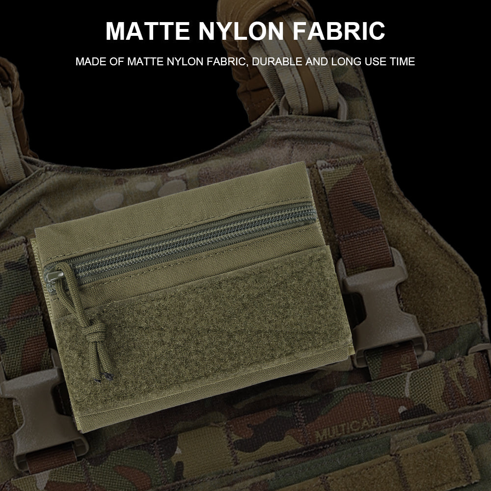 SINAIRSOFT Tactical Micro Flat Zipper Pouch Portable Storage Bag