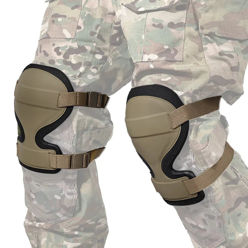 SINAIRSOFT Tactical Airsoft ARC واقيات ركبة قتالية متينة لركبة إيرسوفت