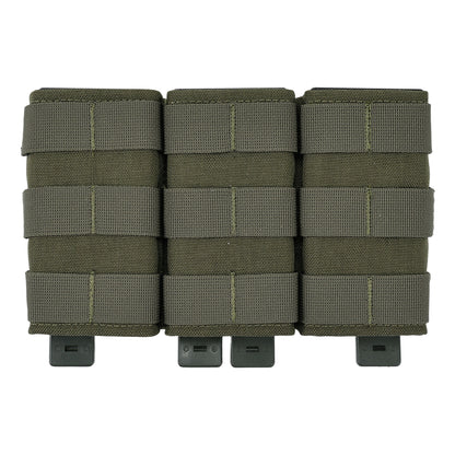 SINAIRSOFT  Tactical Triple 5.56 Magazine Pouch w/ Insert Open Top Molle Rifle Mag Holder