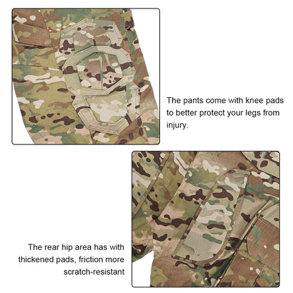 SINAIRSOFT Tactical Anti-Scratch And Wear-Resistant Frog Suit Trousers