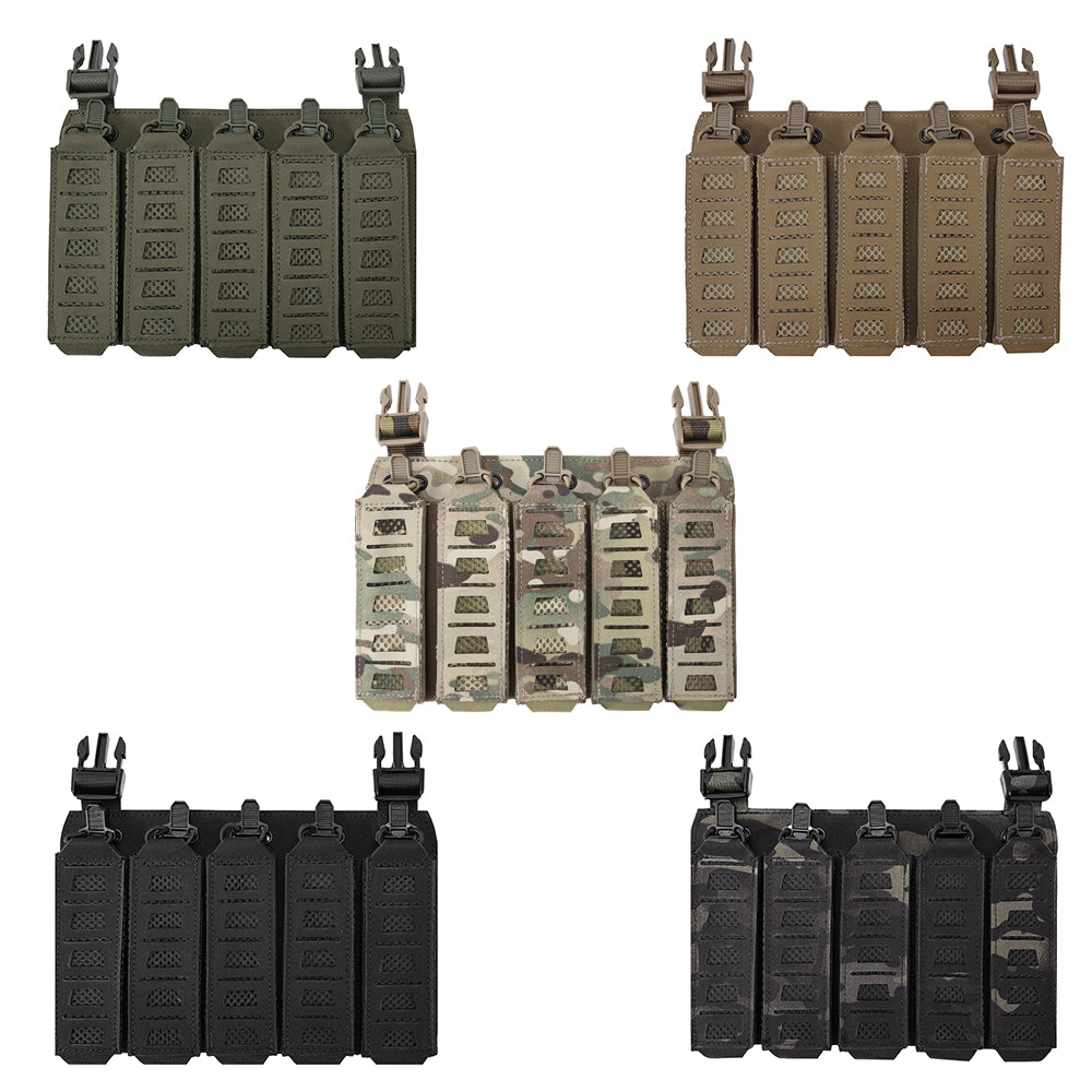 SINAIRSOFT Tactical MP5 MP7 Magazine Pouch Vest Chest Rig Mount