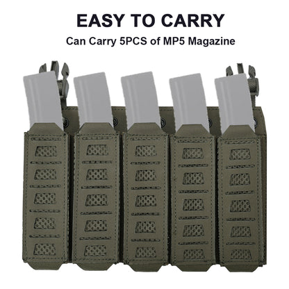 SINAIRSOFT Tactical MP5 MP7 Magazine Pouch Vest Chest Rig Mount
