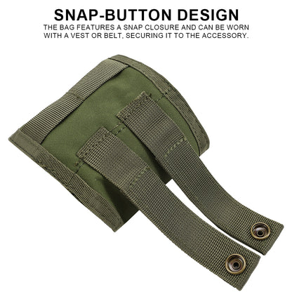 SINAIRSOFT Tactical Mesh Mag Drop Pouch Recycling MOLLE Foldable Magazine bag