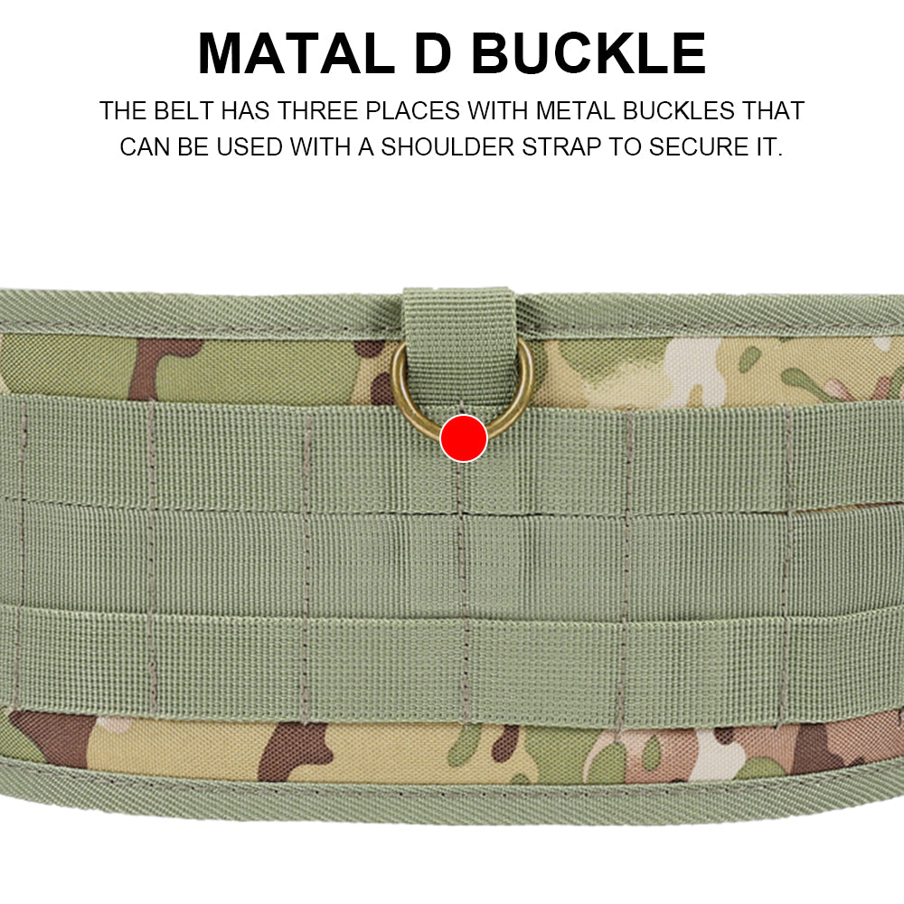SINAIRSOFT Tactical MOLLE Waist Belt Padded Patrol Combat Battle Outer Soft Belt