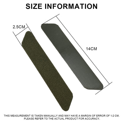 SINAIRSOFT Tactical Hook & Loop Fastener Straps 4-Piece Set Heavy Duty Reusable Straps