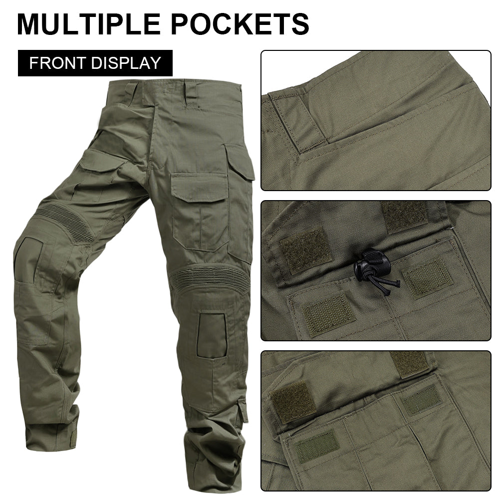 SINAIRSOFT Tactical G3 Combat Pants With Knee Pad Airsoft Trousers