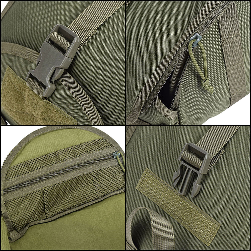 SINAIRSOFT Tactical Helmet Bag Molle Handbag Carrier Protective Case