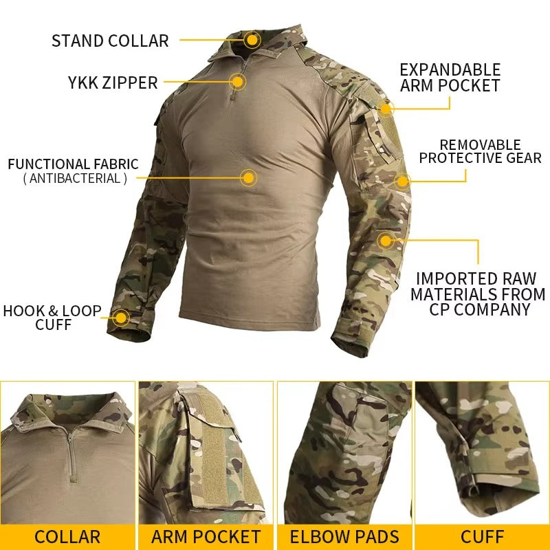 EMERSONGEAR G3 Tactical Mens Shirt Hunting Tops Clothing Gen3 Camoflage Combat Shirt
