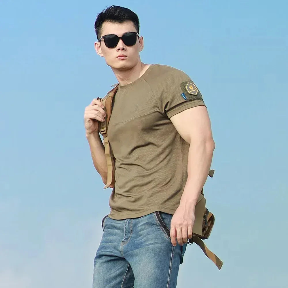 تيشيرتات EMERSONGEAR Blue Label Newt الوظيفية تيشيرتات تكتيكية قمصان علوية يومية