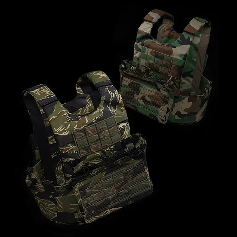 SINAIRSOFT Tactical SS Style LV119 Plate Carrier Set 2 في 1 حامل لوحة الصدر التكتيكي سريع التبديل
