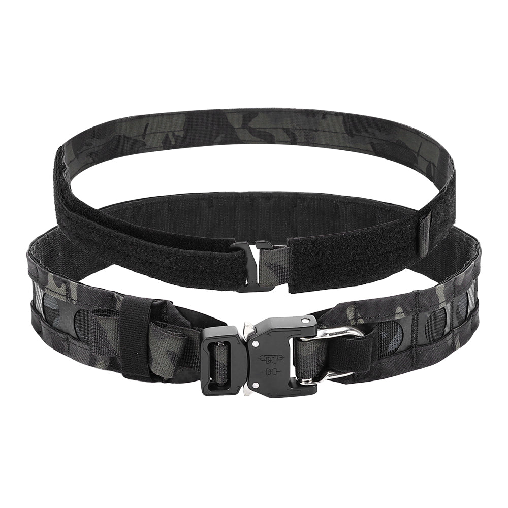 SINAIRSOFT Tactical Bison Belt MOLLE Quick Release D-Ring Buckle Belt