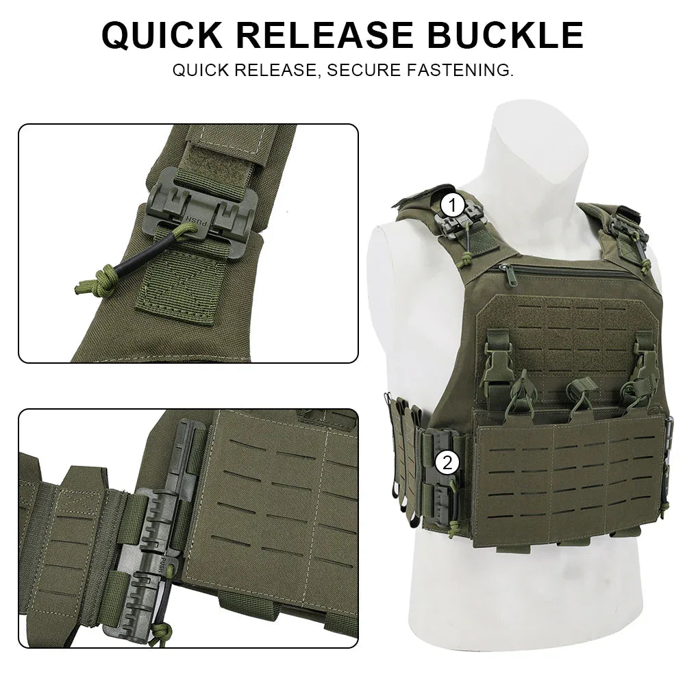 SINAIRSOFT VCU Taktika Veŝto Malpeza Lasera Portilo Kun 556 762 Magazina Poŝo