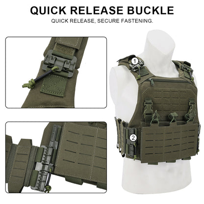 SINAIRSOFT VCU Tactical Vest Lightweight Laser Carrier With 556 762 Magazine Pouch