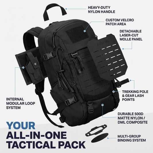 One Bag for Everything: All-Terrain EDC Backpack