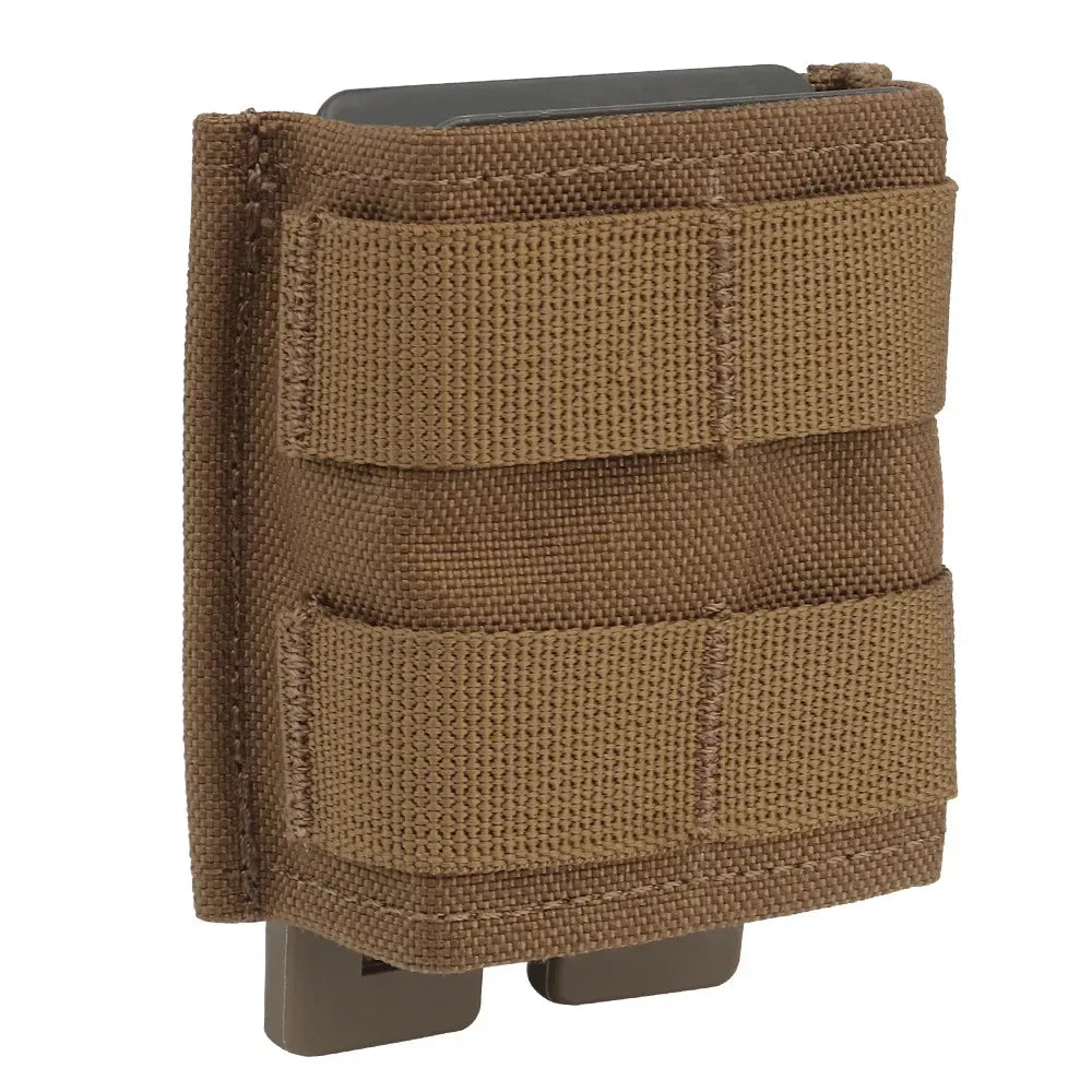 حقيبة/حافظة مجلة SINAIRSOFT التكتيكية AR15 منخفضة فردية عيار 5.56 مم مع مشبك MOLLE Malice الداخلي للحفاظ على المجلة