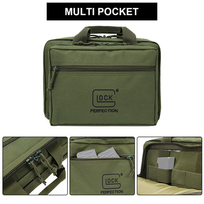 SINAIRSOFT Tactical Pistol Portable Storage Carry Bag Dual Gun Tool Case