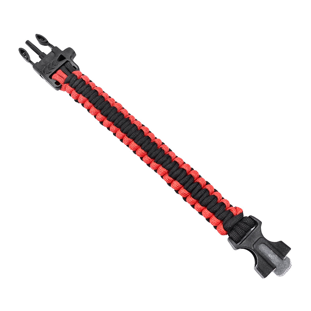 SINAIRSOFT Survival Paracord Bracelet Survival Kit Fire Starter Camping Rope Whistle