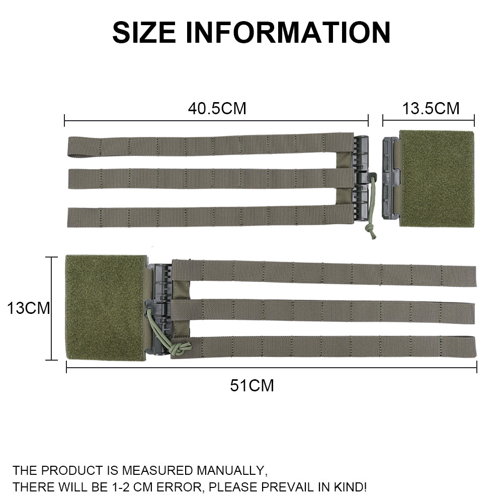 SINAIRSOFT Molle 3 Belt Frame Kit for AVS JPC SPC Vest