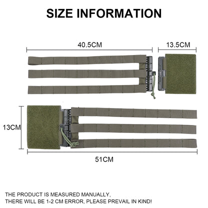 SINAIRSOFT Molle 3 Belt Frame Kit for AVS JPC SPC Vest