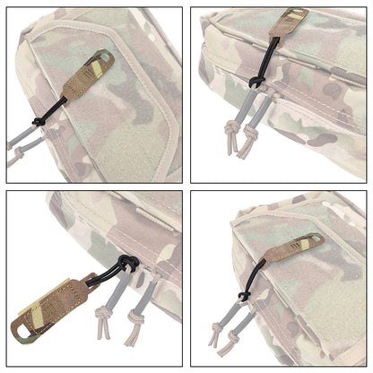 SINAIRSOFT Tactical Zipper Pulls Hook&Loop Zipper Handle Drawstring Gear