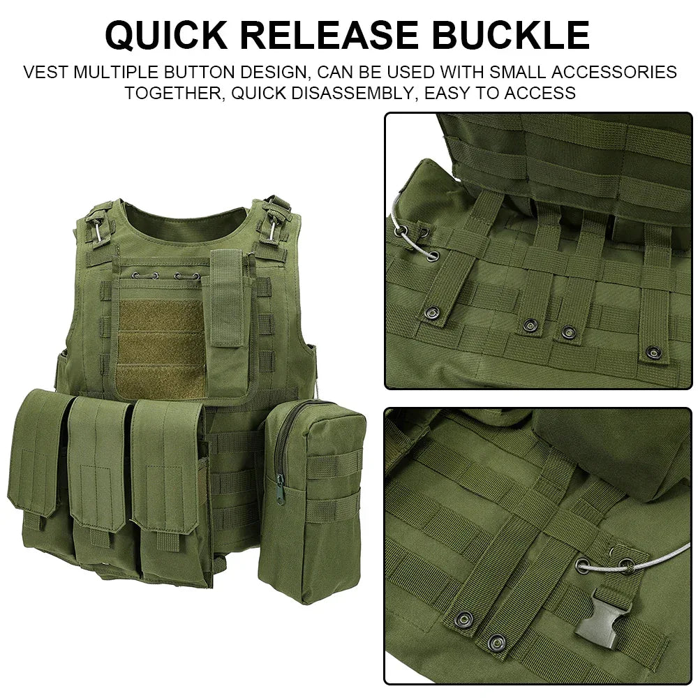 SINAIRSOFT Taktika Vesto Molle Batala Struma Plato-Portilo por Paintbalo