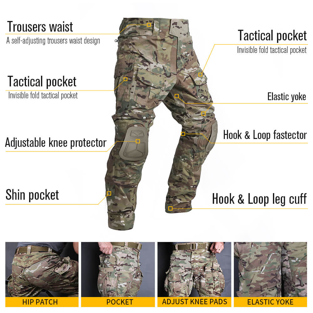 EMERSONGEAR Blue Label G3 Pants | Waterproof Combat Trousers w/ Knee Pads – 44% OFF