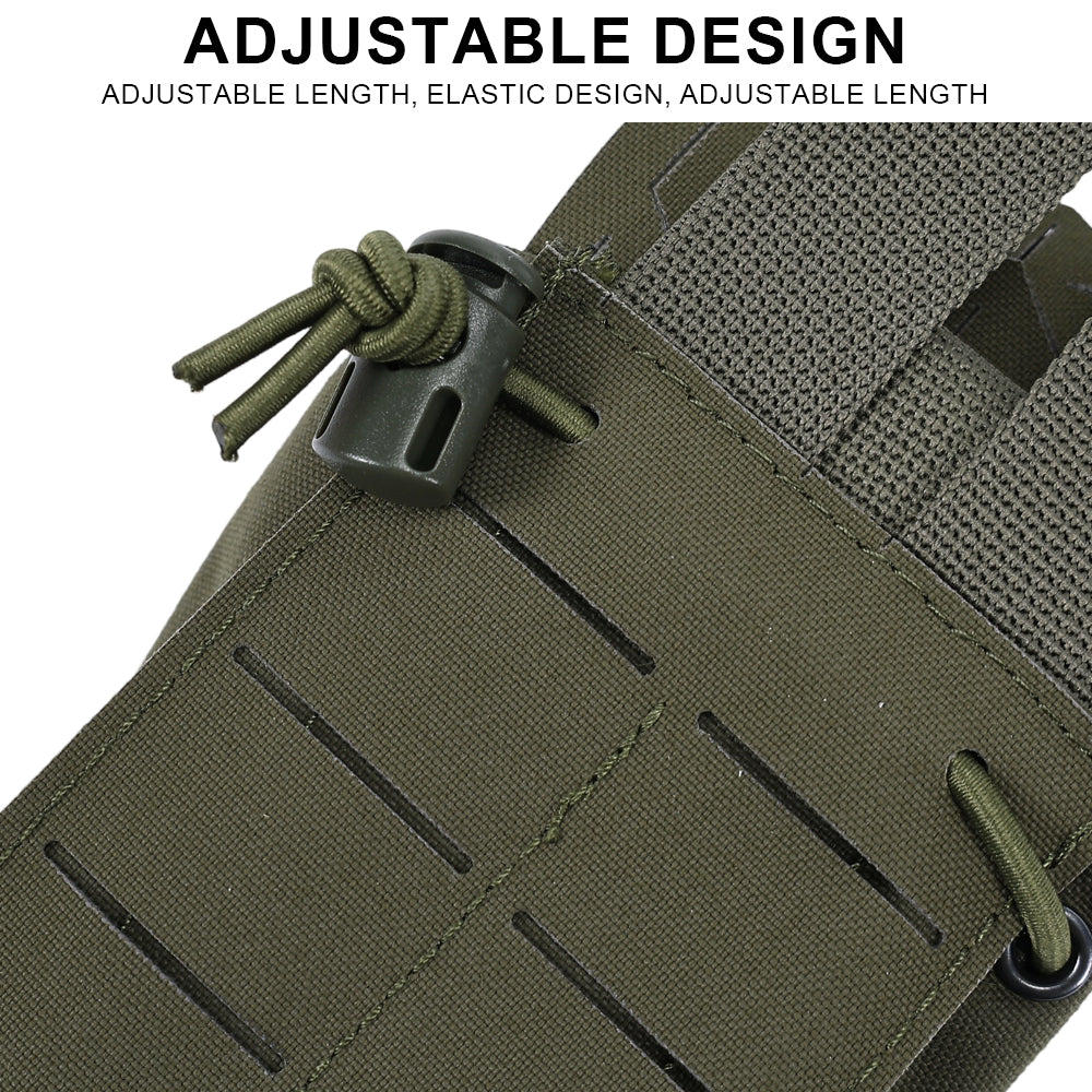 SINAIRSOFT SPUD Tactical Double 5.56 7.62 Mag Pouch Molle Radio Bag Storage Pack