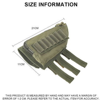 SINAIRSOFT Tactical Hunting Rifle Shotgun Buttstock Cheek Rest Ammo Shell Mag Pouch