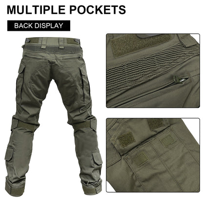 SINAIRSOFT Tactical G3 Combat Pants With Knee Pad Airsoft Trousers