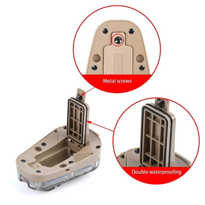 SINAIRSOFT Tactical Fast Helmet STAR6 Survival Safety Flash Light Strobe