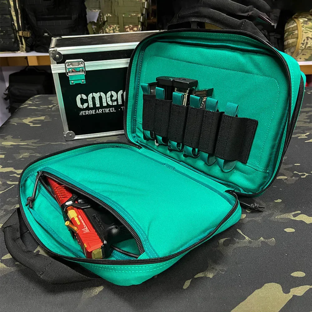 SINAIRSOFT Tactical Hidden Pistol Handbag Protective Case Storge Pack Hunting Bag