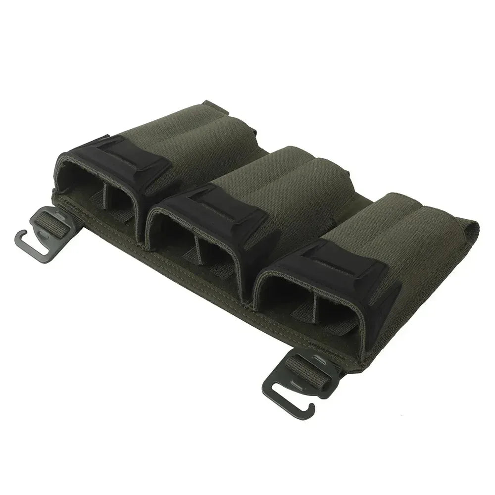 لوحة SINAIRSOFT K-Type G Hook Triple Magazine Pouch Panel الخلفية المزودة بخطاف وحلقة