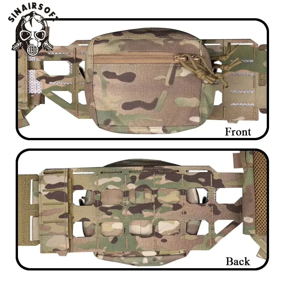 SINAIRSOFT Taktika KZ Plata Portaĵujo Ŝultrobendo MOLLE Zono Fleksebla Stilo K19 KZ Vestaĵo Plataĵo