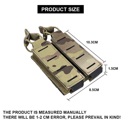 SINAIRSOFT Tactical Molle Pistol 9mm Double Magazine Pouch