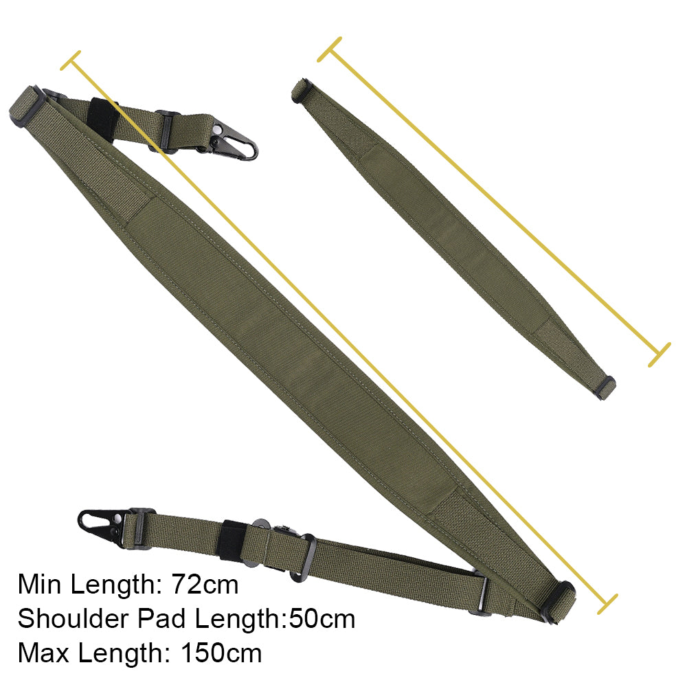 SINAIRSOFT Tactical Rifle Sling 2 Two Point Modular Padded Quick Pull Tab Sling