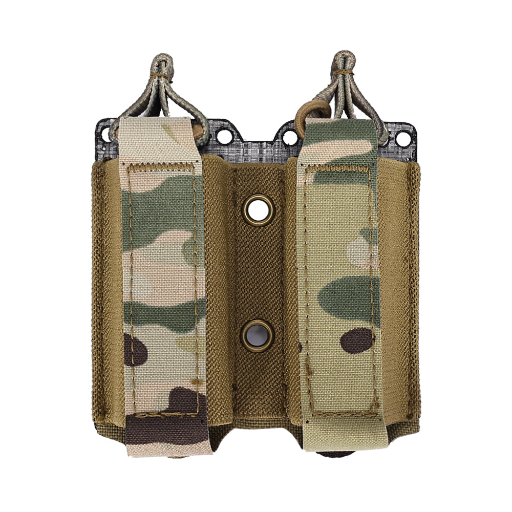 SINAIRSOFT Tactical Pistol 9mm Double Magazine Pouch Molle Tegris