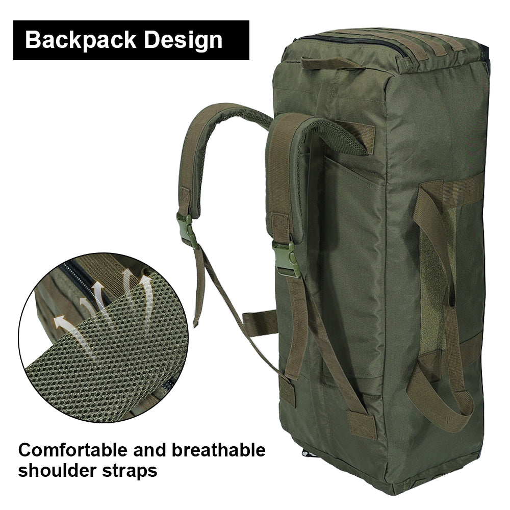 SINAIRSOFT Tactical Large Capacity Training Bag Waterproof 80L