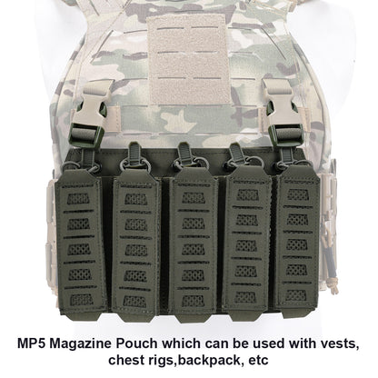 SINAIRSOFT Tactical MP5 MP7 Magazine Pouch Vest Chest Rig Mount